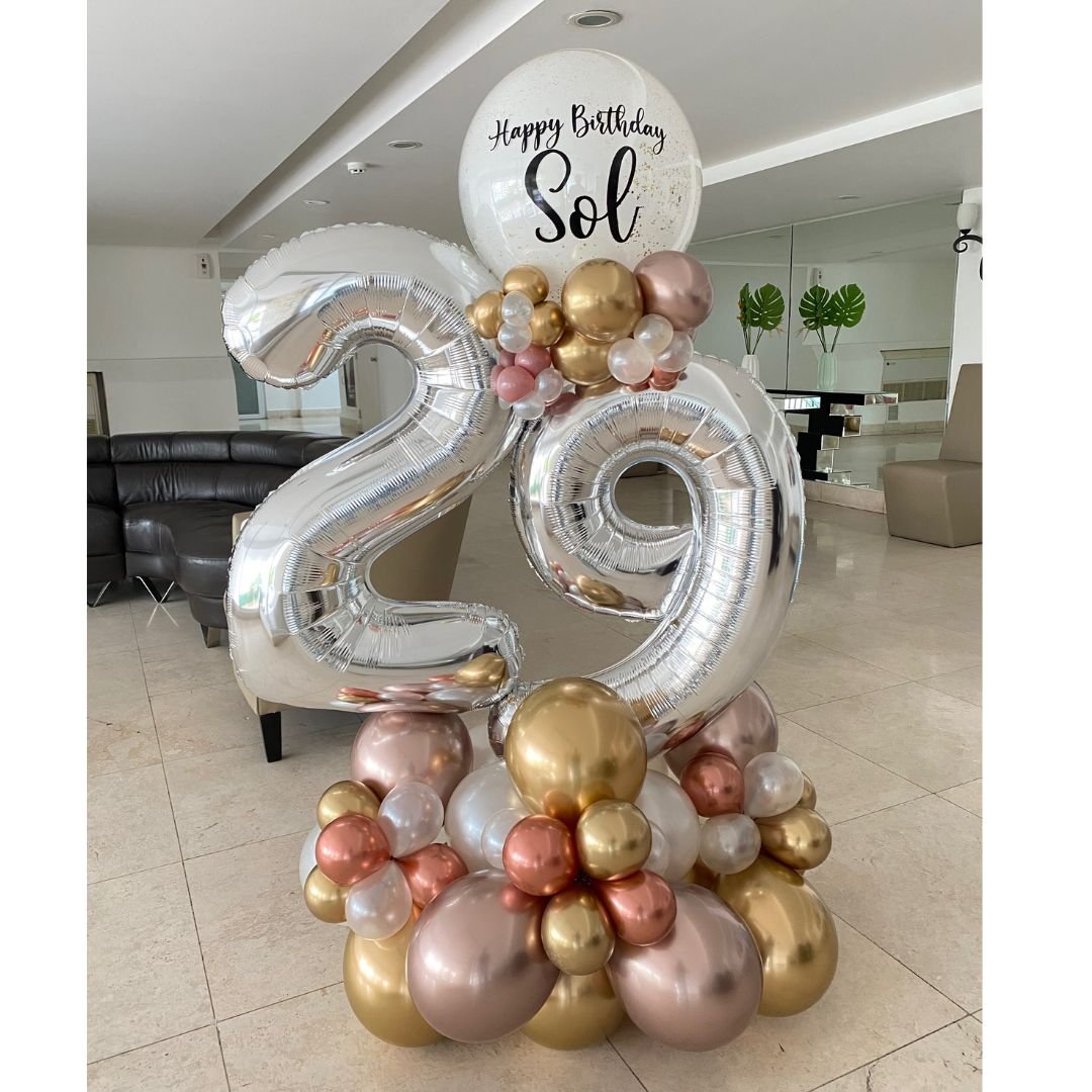 Bouquet de numeros grandes