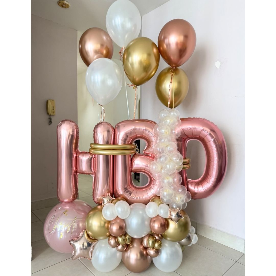 Letras HBD grandes
