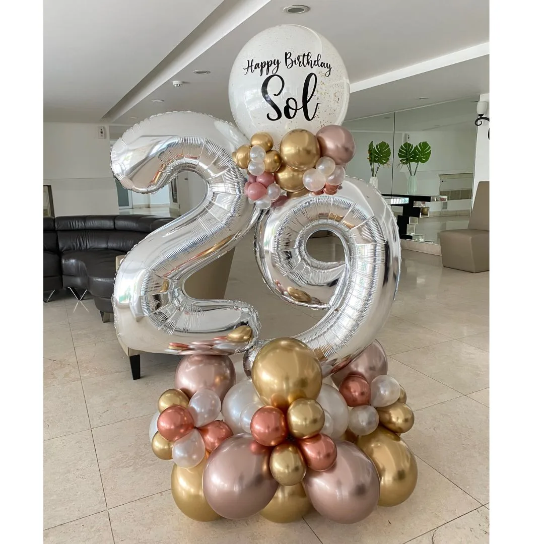 Bouquet de numeros grandes